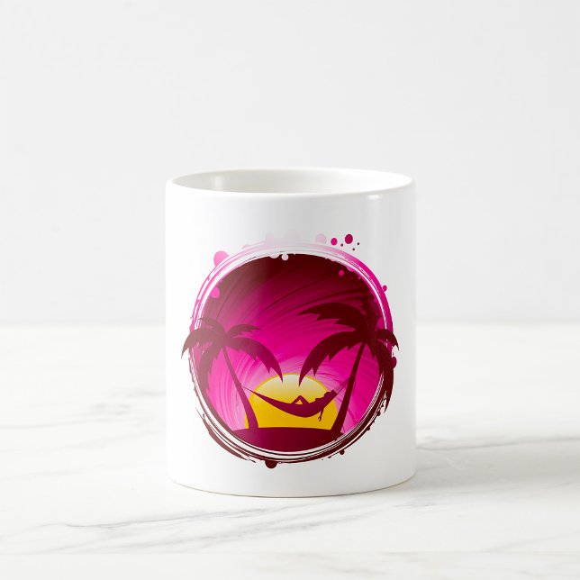 Caneca De Café Mulher em uma Rede (Criador carregado)