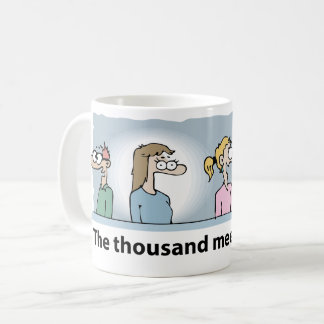 Caneca De Café Mulher Encontrando Zumbi