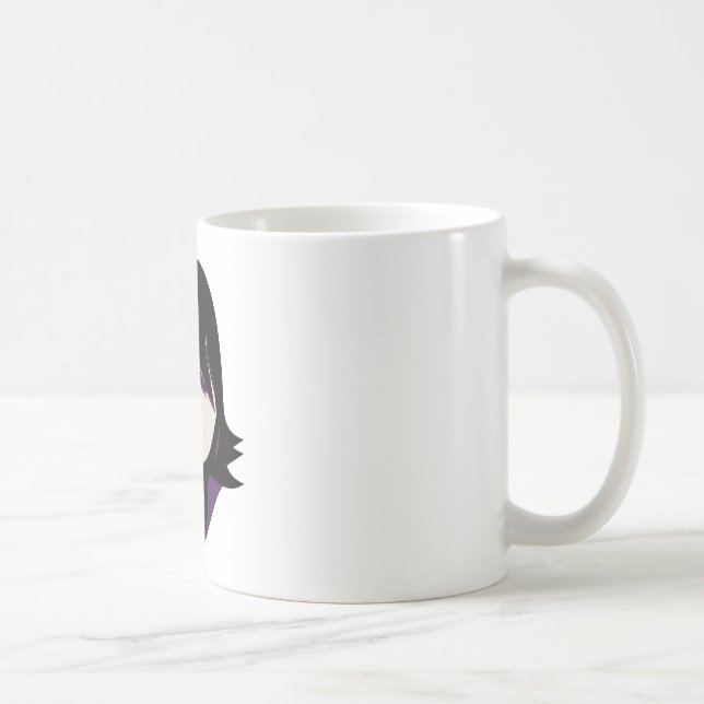 Caneca De Café Mulher Espiã Gótica Em Roxo (Direita)