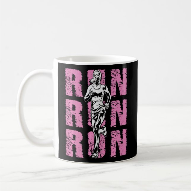 Caneca De Café Mulher Executa Triatlon (Esquerda)