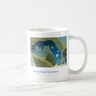 Caneca De Café Mulher feita do cosmos/caneca