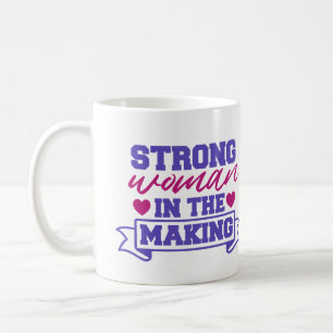 Caneca De Café Mulher Forte no Fazer