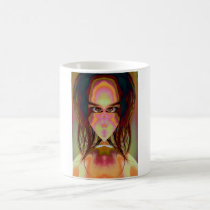 Caneca De Café Mulher Gato