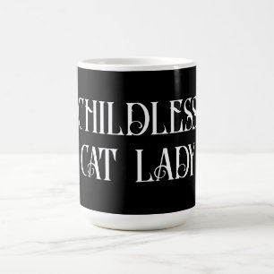 Caneca De Café Mulher-gato sem filhos