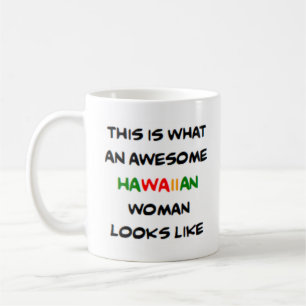 Caneca De Café mulher havaiana, incrível