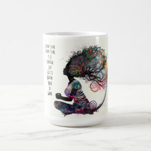 Caneca De Café Mulher inspirada, Spiritual Gem Mug