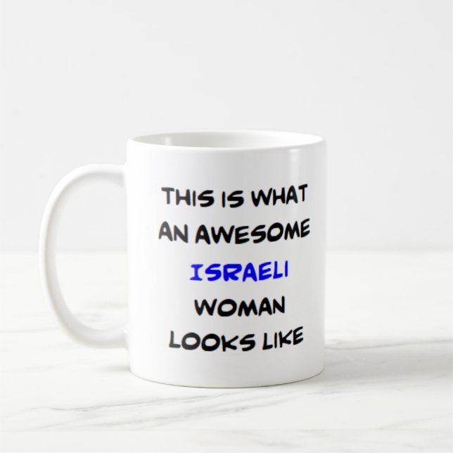 Caneca De Café mulher israelita, incrível (Esquerda)