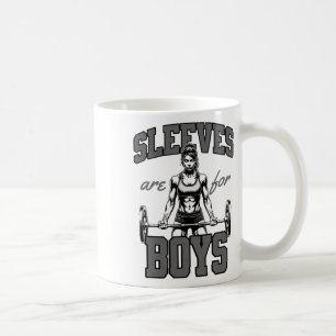 Caneca De Café Mulher Levantamento de Peso Fisiculturismo Mangas