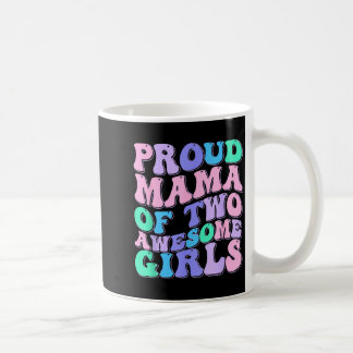 Caneca De Café Mulher mãe de 2 meninas duas filhas dia das mães