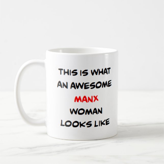 Caneca De Café mulher manesa, incrível (Esquerda)
