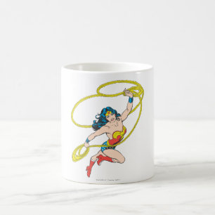 Caneca De Café Mulher Maravilha segura Laço 3