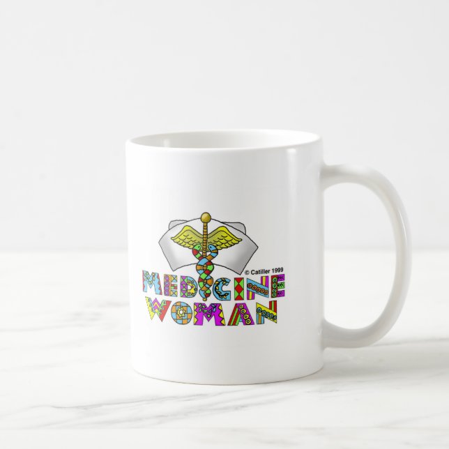 Caneca De Café Mulher medicina  (Direita)