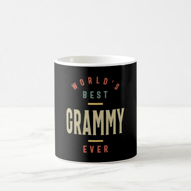 Caneca De Café Mulher: Melhor Grammy Ever Vovô Gift (Centro)