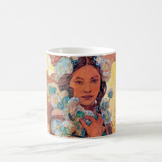 Caneca De Café Mulher Nativa Americana, Mucha (Centro)