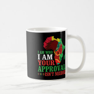 Caneca De Café Mulher Negra Africana Eu Sou Quem Eu Sou Sua Aprov