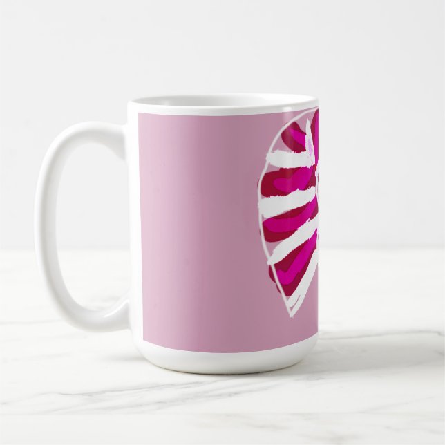 Caneca De Café Mulher-pão rosa (Esquerda)