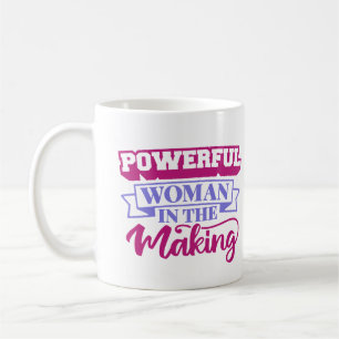 Caneca De Café Mulher poderosa no Fazer
