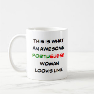 Caneca De Café mulher portuguesa, incrível