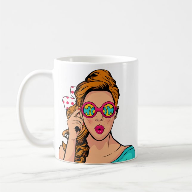 Caneca De Café Mulher surpreendida (Esquerda)