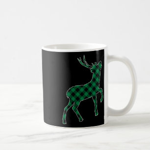 Caneca De Café Mulher Verde Xadrez Negra Negra Carneiro Reinappar