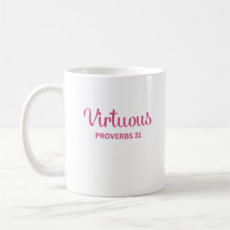 Caneca De Café Mulher Virtuosa Rosa Proverbs 31 Coffee Mug