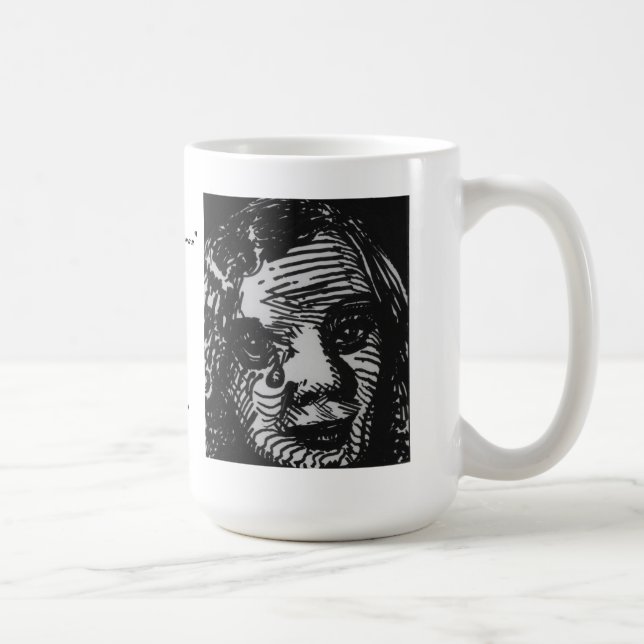 Caneca De Café "Mulher Weeping " (Direita)