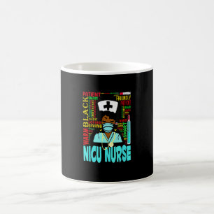 Caneca De Café Mulheres Afro-Americanas Enfermeira Negra Nicu His