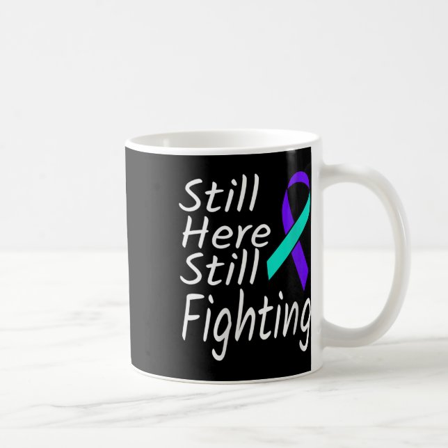 Caneca De Café Mulheres Ainda Aqui Ainda Lutando Prevenção Suicíd (Direita)