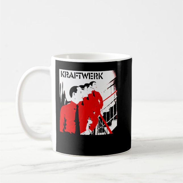 Caneca De Café Mulheres Alemãs Banda Kraftwerk Fãs Engraçadas (Esquerda)