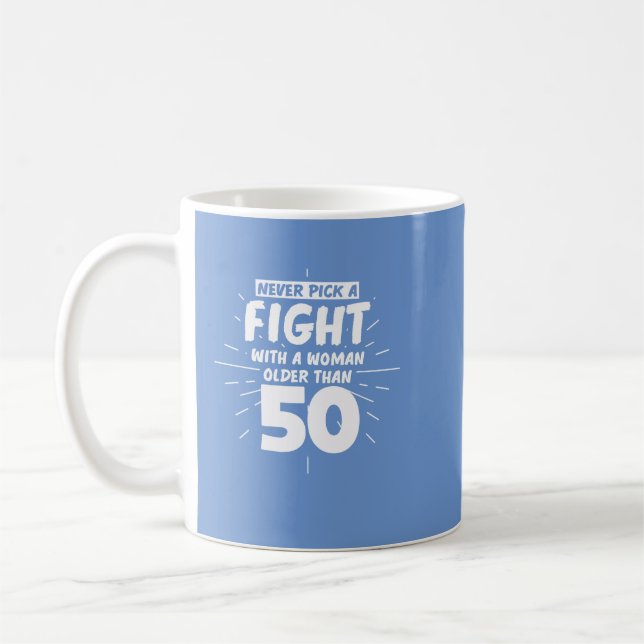 Caneca De Café Mulheres Aniversário 50º Aniversário 50 Anos Prese (Esquerda)