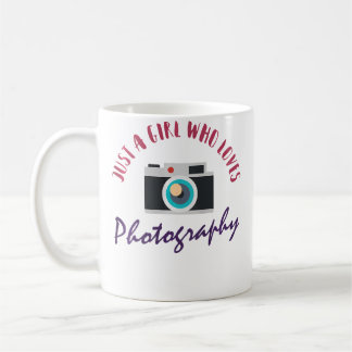 Caneca De Café Mulheres Apenas Uma Menina Que Ama Fotografia  Fof