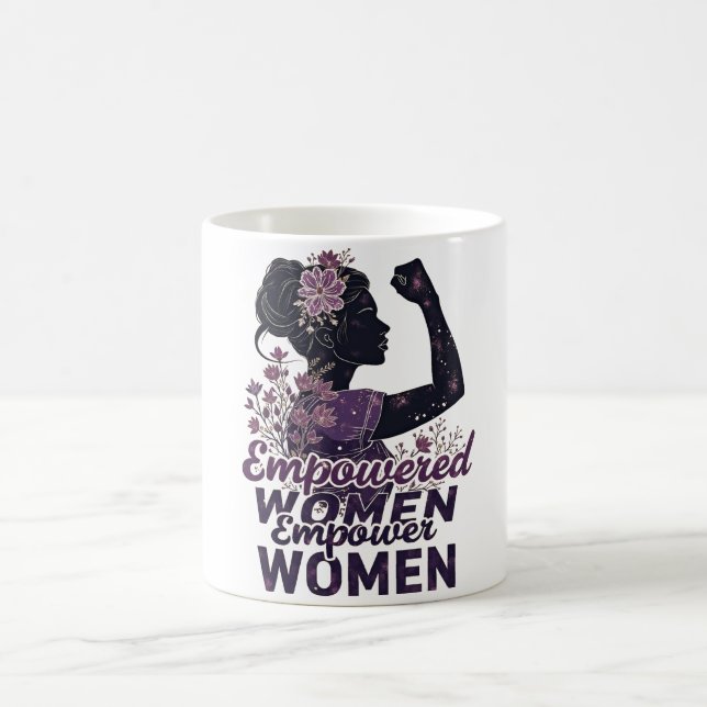 Caneca De Café Mulheres capacitadas empoderam mulheres (Centro)