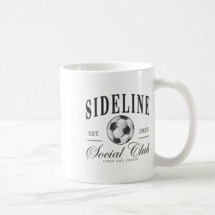 Caneca De Café Mulheres Clube Social à Margem Dia de Jogo da Mãe 