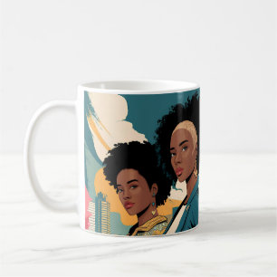 Caneca De Café Mulheres com Força na Moda Urbana