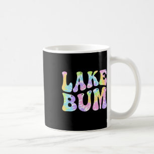 Caneca De Café Mulheres de barco à vela de pesca de verão no lago
