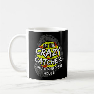 Caneca De Café Mulheres de beisebol de Softball Louca Catcher