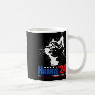 Caneca De Café Mulheres De Gato Sem Fios Para Kamala Harris 24 Us