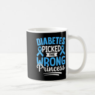 Caneca De Café Mulheres Diabetes Pegaram A Princesa Errada