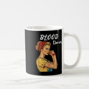 Caneca De Café Mulheres Doadoras de Sangue Bandana vive doação de
