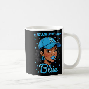 Caneca De Café Mulheres Em Novembro Vestimos Consciência da Diabe