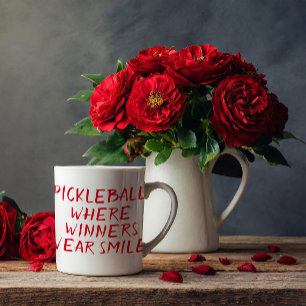 Caneca De Café Mulheres Engraçadas Pickleball Onde Vencedores Ves