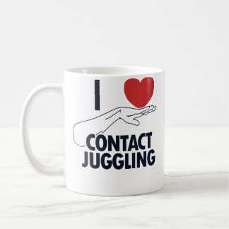 Caneca De Café Mulheres Eu Amo Bola de Malabarismo de Contato Pro