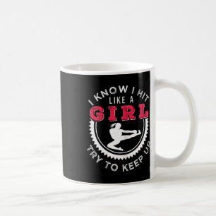 Caneca De Café Mulheres Eu Sei Que Eu Acerto Como Uma Garota Tent