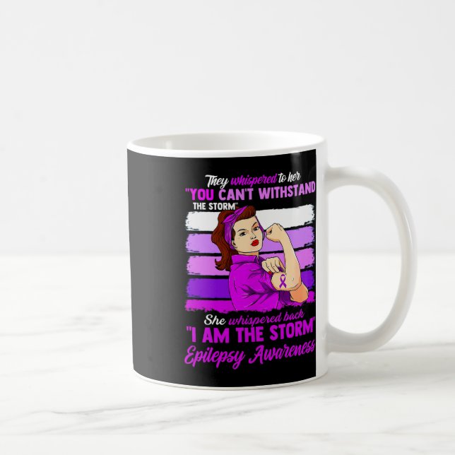 Caneca De Café Mulheres Eu Sou A Tempestade Conscientização sobre (Direita)