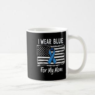 Caneca De Café Mulheres Eu Visto Azul Para Mãe Tipo Um Com Conhec