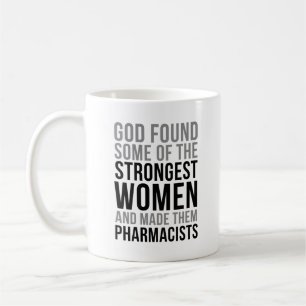 Caneca De Café Mulheres Farmacêuticas Mais Fortes