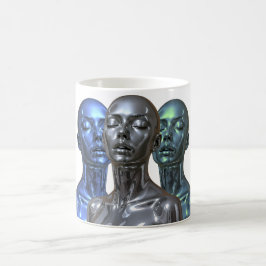 Caneca De Café Mulheres Futuras Metálicas