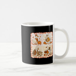 Caneca De Café Mulheres Ganso Vintage Abóbora Temporada Outono Ou