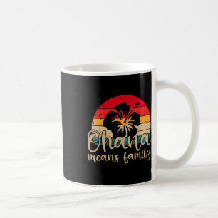 Caneca De Café Mulheres Havaianas Ohana Significa Praia de Verão 