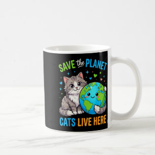 Caneca De Café Mulheres homens do dia da terra salvam o planeta g